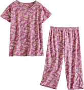 Chic & Simple Women’s Pajama Set – Cotton Lounge Set for Stylish Rest